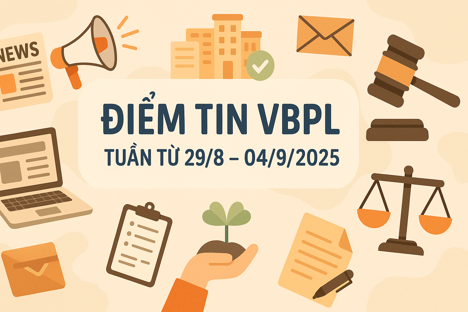 ĐIỂM TIN VBPL TUẦN TỪ 29/8 - 04/9/2025